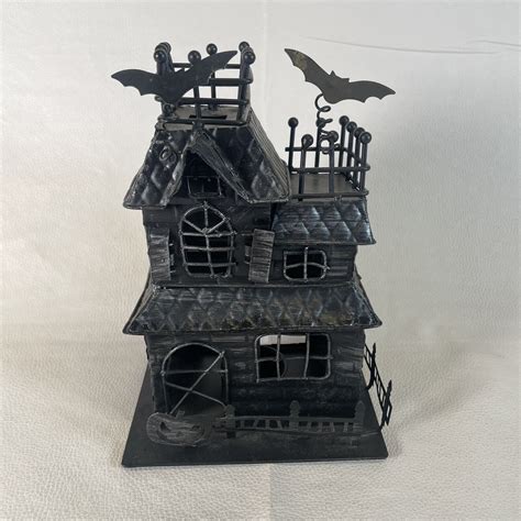 target haunted house castle candle tealight metal|target haunted house halloween.